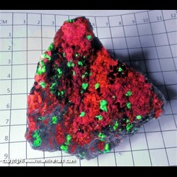 Mineral Specimen: Willemite, Calcite, Franklinite from Franklin, Sussex Co., New Jersey Mineral Specimen: Willemite, Calcite, Franklinite from Franklin, Sussex Co., New Jersey