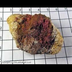 Mineral Specimen: Cuprite variety Chalcotricite from Ray Mine, Pinal Co, Arizona Mineral Specimen: Cuprite variety Chalcotricite from Ray Mine, Pinal Co, Arizona