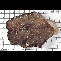 Mineral Specimen: Quartz with included Hematite from Thunder Bay, Ontario, Canada Mineral Specimen: Quartz with included Hematite from Thunder Bay, Ontario, Canada