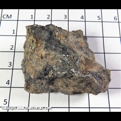 Mineral Specimen: Meneghinite from Kalkar Quarry, Santa Cruz, Santa Cruz Co., California, USA Mineral Specimen: Meneghinite from Kalkar Quarry, Santa Cruz, Santa Cruz Co., California, USA