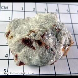 Mineral Specimen: Gilespite, Sanbornite from Mina La Madrelena, Tres Pozos, Mun. de Tecate, Baja California, Mexico Mineral Specimen: Gilespite, Sanbornite from Mina La Madrelena, Tres Pozos, Mun. de Tecate, Baja California, Mexico