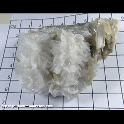 Mineral Specimen: Colemanite, Calcite from Boron, Kramer, Kern Co., California