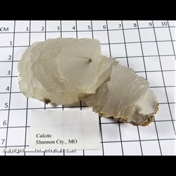 Mineral Specimen: Calcite from Shannon Co., Missouri Mineral Specimen: Calcite from Shannon Co., Missouri