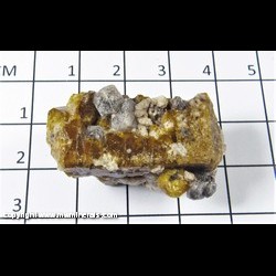 Mineral Specimen: Vesuvianite variety: Idocrase, Grossular Garnet from Sierra de Cruces, Coahuila, Mexico