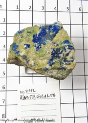 Mineral Specimen: Kinoite, Gilaite (TL), Ruizite (TL) (on bottom) from Christmas Mine, Gila Co, Arizona Mineral Specimen: Kinoite, Gilaite (TL), Ruizite (TL) (on bottom) from Christmas Mine, Gila Co, Arizona