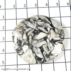 Mineral Specimen: Pinolite (Pine Seed Stone), Magnesite in Dolomite Incuded with Graphite from Magnesite deposit, Sunk, Hohentauern, Niedere Tauern, Styria, Austria