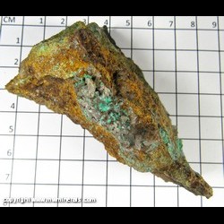 Mineral Specimen: Mixite, Quartz, Chrysocolla, Malachite minor Conichalcite from South Pit, Gold Hill Mine, Toole Co, Utah Mineral Specimen: Mixite, Quartz, Chrysocolla, Malachite minor Conichalcite from South Pit, Gold Hill Mine, Toole Co, Utah