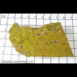 Mineral Specimen: Stichtite in Serpentine from Stichtite Hill, Dundas, Tasmania, Australia