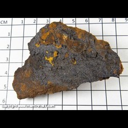 Mineral Specimen: Chalcophanite from Richmond Sitting Bull Mine, Galena, Lawrence Co., South Dakota Mineral Specimen: Chalcophanite from Richmond Sitting Bull Mine, Galena, Lawrence Co., South Dakota