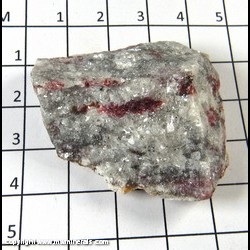 Mineral Specimen: Gilespite, Sanbornite from Mina La Madrelena, Tres Pozos, Mun. de Tecate, Baja California, Mexico