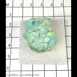 Mineral Specimen: Gibbsite (Copper Stained) from Copper Mountain, Box Elder Co., Utah Mineral Specimen: Gibbsite (Copper Stained) from Copper Mountain, Box Elder Co., Utah