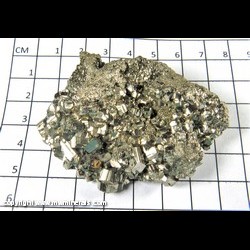 Mineral Specimen: Pyrite from Gilpin Co., Colorado