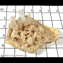 Mineral Specimen: Quartz from Advance Mine (Zaca Mine), Colorado Hill, Loope, Alpine Co., California
