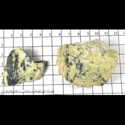 Mineral Specimen: Ludwigite (2 specimens) from Big Cottonwood Mine, Brighton, Salt Lake Co., Utah Mineral Specimen: Ludwigite (2 specimens) from Big Cottonwood Mine, Brighton, Salt Lake Co., Utah