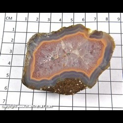 Mineral Specimen: Agate with Quartz Interior, Polsihed from Chihuahua, Mexico