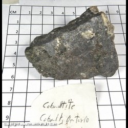 Mineral Specimen: Cobaltite from Cobalt, Ontario, Canada