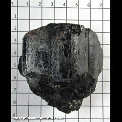 Mineral Specimen: Hornblende from Gibson Road roadcut, Tory Hill, Haliburton Co., Ontario, Canada Mineral Specimen: Hornblende from Gibson Road roadcut, Tory Hill, Haliburton Co., Ontario, Canada