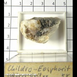 Mineral Specimen: Childrenite-Eosphorite Series, Siderite variety: Spharosiderite from Hagendorf Sud, Waidhaus, Vohenstraus, Oberpfalzer Wald, Oberpfalz, Germany