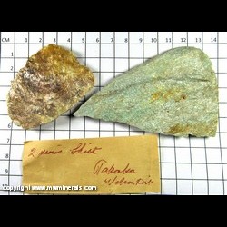 Mineral Specimen: Schist - 2 pieces from Nelson Point, Takawa, South Island, New Zeeland