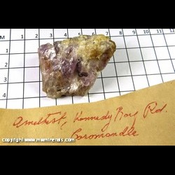 Mineral Specimen: Amethyst from Kenedy Bay Road, Coromandel, Coromandel Peninsula, Thames-Coromandel Dist., Waikato Region, New Zealand