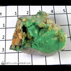 Mineral Specimen: Wavellite on Variscite from Dug Hill, Avant, Garland Co., Arkansas