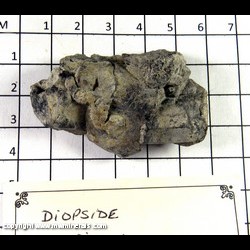 Mineral Specimen: Diopside from La Piana Alp, Ossola Valley, Verbano-Cusio-Ossola Prov., Piedmont, Italy Mineral Specimen: Diopside from La Piana Alp, Ossola Valley, Verbano-Cusio-Ossola Prov., Piedmont, Italy
