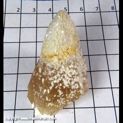 Mineral Specimen: Barite on Calcite from Pugh Quarry, Weston, Wood Co., Ohio Mineral Specimen: Barite on Calcite from Pugh Quarry, Weston, Wood Co., Ohio