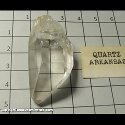 Mineral Specimen: Quartz from Arkansas Mineral Specimen: Quartz from Arkansas