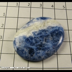 Mineral Specimen: Sodalite (polished) from Brazil Mineral Specimen: Sodalite (polished) from Brazil