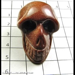 Mineral Specimen: Goldstone from Man made stone from Italy, Carved in China Mineral Specimen: Goldstone from Man made stone from Italy, Carved in China