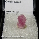 Mineral Specimen: Rose Quartz from Pitorra Mine, Galileia, Minas Gerais, Brazil Mineral Specimen: Rose Quartz from Pitorra Mine, Galileia, Minas Gerais, Brazil