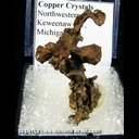 Mineral Specimen: Copper Crystals from Northwestern Mine, Keweenaw Co., Michigan Mineral Specimen: Copper Crystals from Northwestern Mine, Keweenaw Co., Michigan