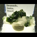 Minerals Specimen: Uvite Tourmaline on Quartz from Brumado, Bahia, Brazil Minerals Specimen: Uvite Tourmaline on Quartz from Brumado, Bahia, Brazil
