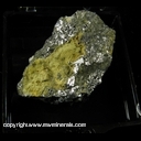 Minerals Specimen: Bismuthinite, Karibibite, Scorodite, Loellingite from Boca Rica Mine, Sapucaia do Norte, Galileia, Minas Gerias, Brazil Minerals Specimen: Bismuthinite, Karibibite, Scorodite, Loellingite from Boca Rica Mine, Sapucaia do Norte, Galileia, Minas Gerias, Brazil