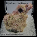 Minerals Specimen: Clinozoisite, Fluorite from White Mountains, Inyo Co., California Minerals Specimen: Clinozoisite, Fluorite from White Mountains, Inyo Co., California