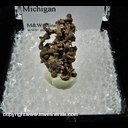 Minerals Specimen: Copper from White Pine Mine, White Pine, Ontonagon County, Michigan Minerals Specimen: Copper from White Pine Mine, White Pine, Ontonagon County, Michigan