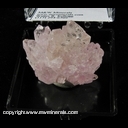 Minerals Specimen: Rose Quartz Crystals from Pittora Claim, Minas Gerais, Brazil Minerals Specimen: Rose Quartz Crystals from Pittora Claim, Minas Gerais, Brazil