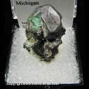 Minerals Specimen: Copper Crystals from Keweenaw Peninsula, Michigan Minerals Specimen: Copper Crystals from Keweenaw Peninsula, Michigan