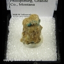 Minerals Specimen: Veszelyite from Black Pine Mine, Phillipsburg, Granite Co., Montana Minerals Specimen: Veszelyite from Black Pine Mine, Phillipsburg, Granite Co., Montana