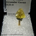 Minerals Specimen: Grossular Garnet, Canary Yellow from 4.22 ct Minerals Specimen: Grossular Garnet, Canary Yellow from 4.22 ct