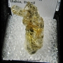 Minerals Specimen: Rutilated Quartz from Nova Horizonte, Bahia, Brazil Minerals Specimen: Rutilated Quartz from Nova Horizonte, Bahia, Brazil