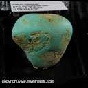 Minerals Specimen: Turquoise unpolished from Kingman area, Cerbat Mts., Mohave Co., Arizona Minerals Specimen: Turquoise unpolished from Kingman area, Cerbat Mts., Mohave Co., Arizona