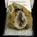 Minerals Specimen: Aragonite from Jeffrey Quarry, Parma, Jackson Co., Michigan</br>Good Fluorescence and Phosphorescence Minerals Specimen: Aragonite from Jeffrey Quarry, Parma, Jackson Co., Michigan</br>Good Fluorescence and Phosphorescence