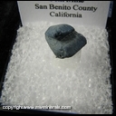 Minerals Specimen: Benitoite from Benitoite Gem Mine, San Benito County, California Minerals Specimen: Benitoite from Benitoite Gem Mine, San Benito County, California