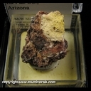 Minerals Specimen: Tocornalite from Padre King Mine, Silver Dist., La Paz Co., Arizona Minerals Specimen: Tocornalite from Padre King Mine, Silver Dist., La Paz Co., Arizona