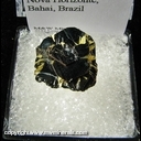 Minerals Specimen: Rutile epitaxial growth on Hematite from Nova Horizonte, Bahia, Brazil Minerals Specimen: Rutile epitaxial growth on Hematite from Nova Horizonte, Bahia, Brazil