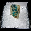 Minerals Specimen: Veszelyite on Quartz from Black Pine Mine, Phillipsburg, Granite Co., Montana Minerals Specimen: Veszelyite on Quartz from Black Pine Mine, Phillipsburg, Granite Co., Montana