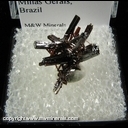 Minerals Specimen: Rutile Reticulated Twins (Sagenite) from Diamantina, Minas Gerais, Brazil Minerals Specimen: Rutile Reticulated Twins (Sagenite) from Diamantina, Minas Gerais, Brazil