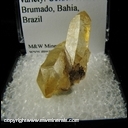Minerals Specimen: Quartz variety: Golden Healer from Brumado, Bahia, Brazil Minerals Specimen: Quartz variety: Golden Healer from Brumado, Bahia, Brazil