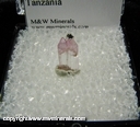 Mineral Specimen: Tanzanite, Pink .95 ct from Merelani Hills (Mererani), Lelatema Mts, Arusha Region, Tanzania Mineral Specimen: Tanzanite, Pink .95 ct from Merelani Hills (Mererani), Lelatema Mts, Arusha Region, Tanzania